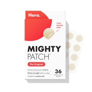 Mighty Patch Hero Cosmetics Acne Pimple Patches Review: Worth the Hype? (4.5 Stars, 1,000 Reviews)