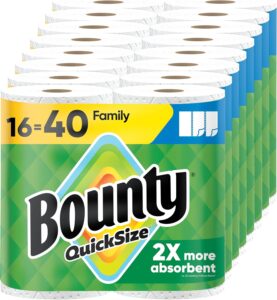 Bounty Paper Towels Quick Size 16 Family Rolls Review: Worth the Hype? (4.5 Stars, 1,000 Reviews)